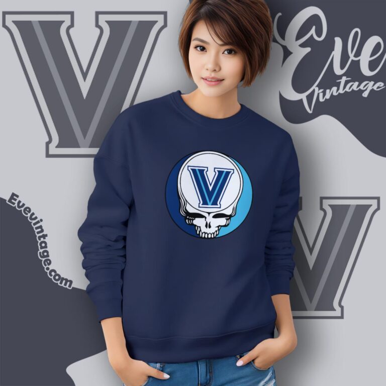 Villanova University Steal Your Face Grateful Dead Shirt Sweatshirt Villanova University Steal Your Face Grateful Dead Shirt Sweatshirt