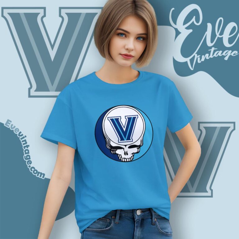 Villanova University Steal Your Face Grateful Dead Shirt Women T Shirt Villanova University Steal Your Face Grateful Dead Shirt Women T Shirt