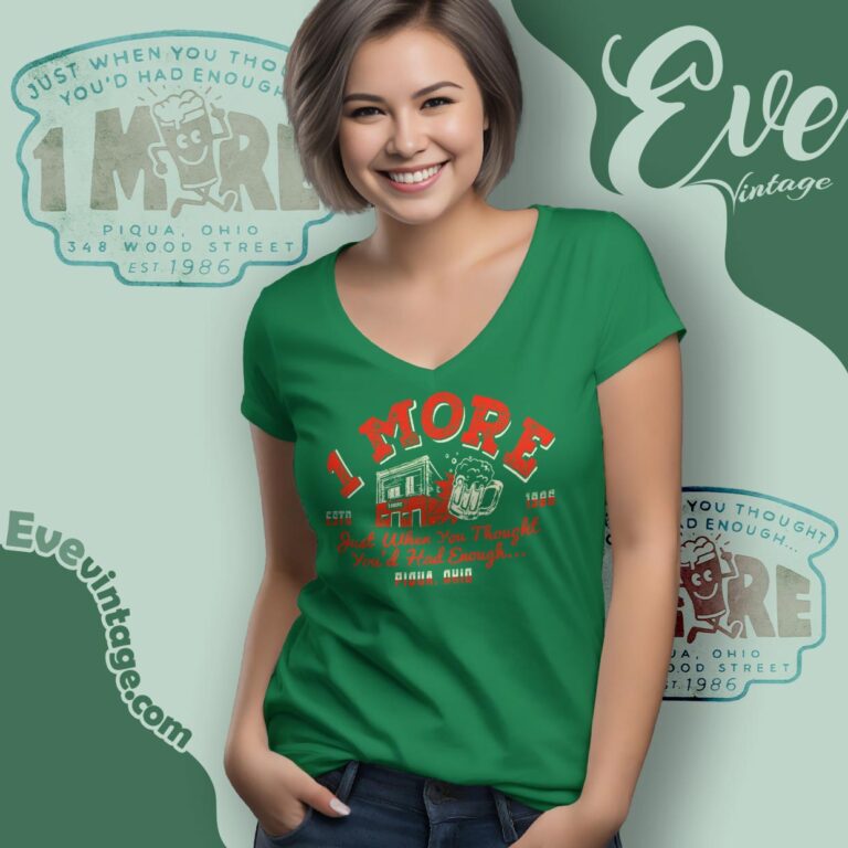 Vintage 1 More Bar Shirt Ohio Dive Bar V Neck TShirt Vintage 1 More Bar Shirt Ohio Dive Bar V Neck TShirt