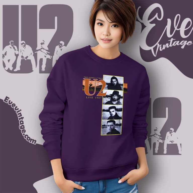 Vintage 1987 U2 Joshua Tree Concert Shirt Sweatshirt Vintage 1987 U2 Joshua Tree Concert Shirt Sweatshirt