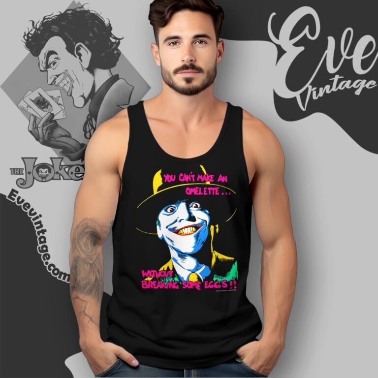 Vintage 1989 Joker Jack Nicholson Quote Shirt You Can't Make An Omelette Vintage 1989 Joker Jack Nicholson Quote Shirt You Can't Make An Omelette