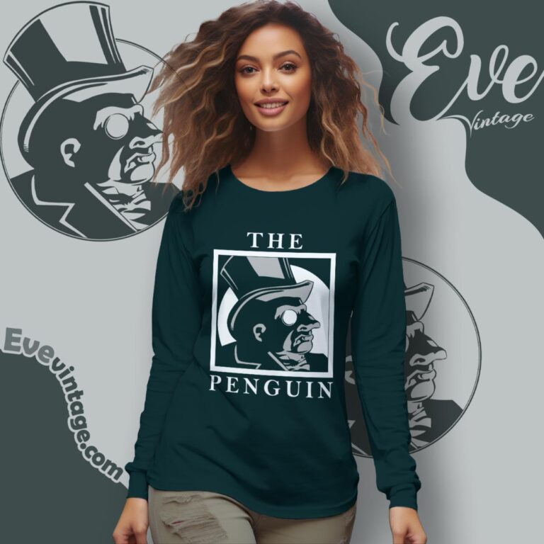 Vintage 1992 The Penguin Shirt Dc Commic Long Sleeve Tee Vintage 1992 The Penguin Shirt Dc Commic Long Sleeve Tee