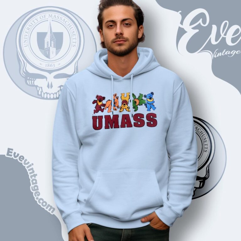 Vintage 1994 Umass Grateful Dead Dancing Bears Hoodie Vintage 1994 Umass Grateful Dead Dancing Bears Hoodie