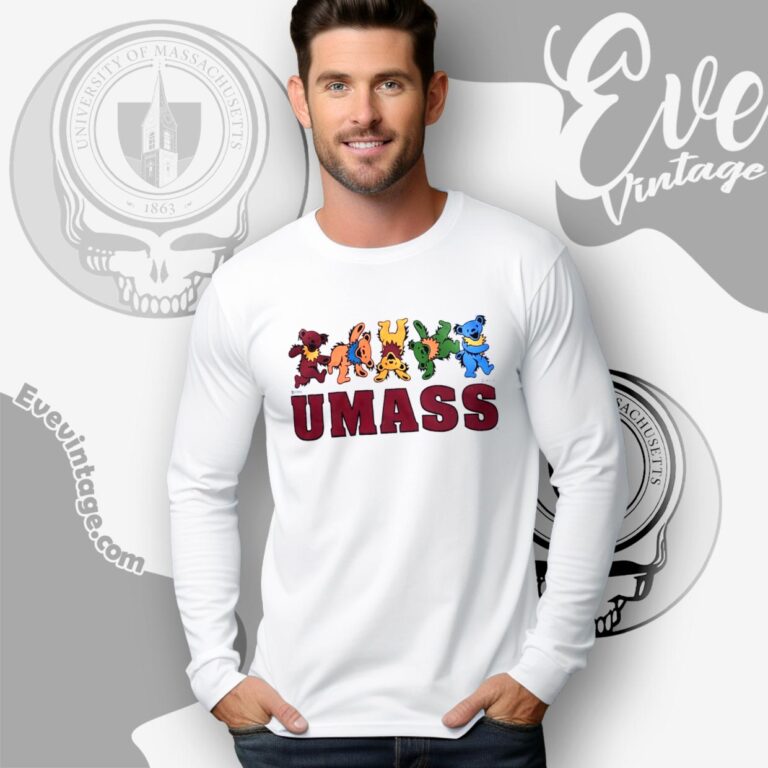 Vintage 1994 Umass Grateful Dead Dancing Bears Long Sleeve Tee Vintage 1994 Umass Grateful Dead Dancing Bears Long Sleeve Tee