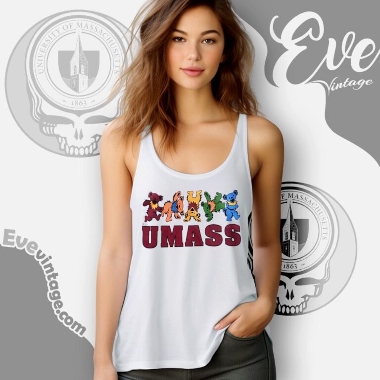 Vintage 1994 Umass Grateful Dead Dancing Bears Tank Top Racerback Vintage 1994 Umass Grateful Dead Dancing Bears Tank Top Racerback