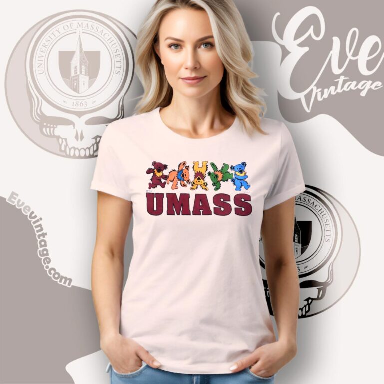 Vintage 1994 Umass Grateful Dead Dancing Bears Women T Shirt Vintage 1994 Umass Grateful Dead Dancing Bears Women T Shirt