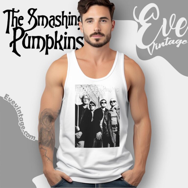 Vintage 1995 The Smashing Pumpkins Shirt Tank Top Racerback Vintage 1995 The Smashing Pumpkins Shirt Tank Top Racerback