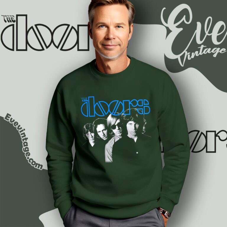 Vintage 70s The Doors Band Shirt Sweatshirt Vintage 70s The Doors Band Shirt Sweatshirt