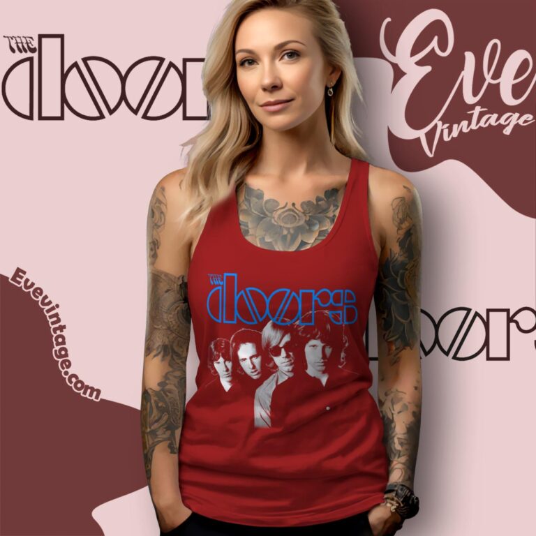 Vintage 70s The Doors Band Shirt Tank Top Racerback Vintage 70s The Doors Band Shirt Tank Top Racerback