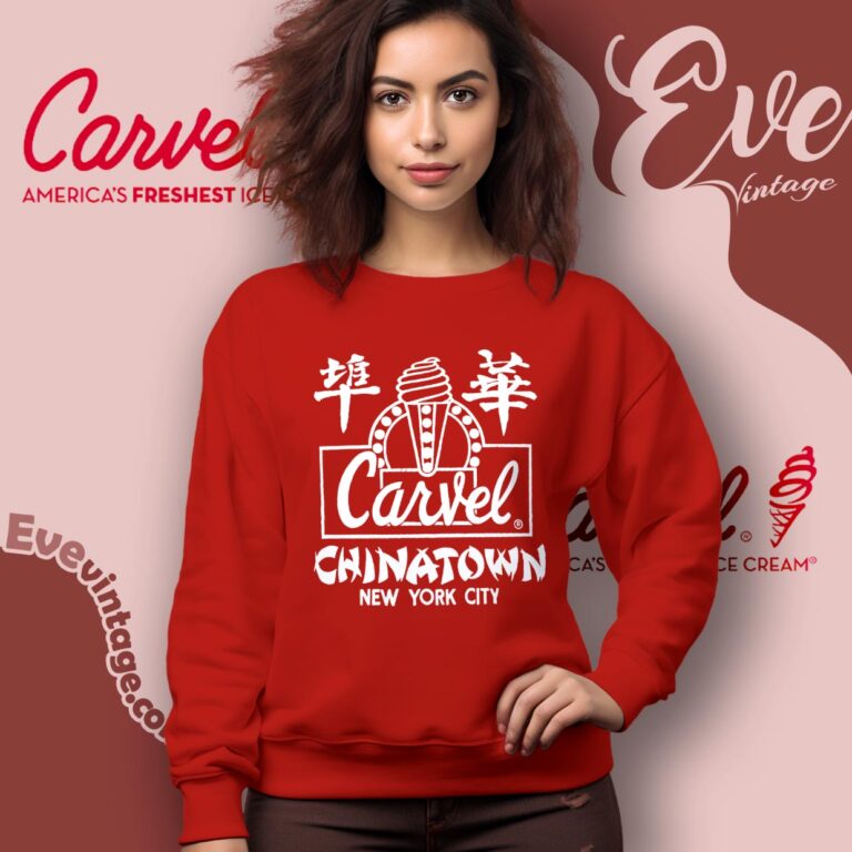 Vintage 80s Carvel Ice Cream Chinatown Ny City Shirt Sweatshirt Vintage 80s Carvel Ice Cream Chinatown Ny City Shirt Sweatshirt