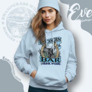 Vintage 90s Buckhorn Bar Shirt Laramie Wyoming Dive Bar Hoodie