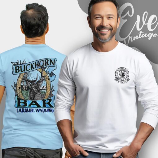 Vintage 90s Buckhorn Bar Shirt – Laramie Wyoming Dive Bar
