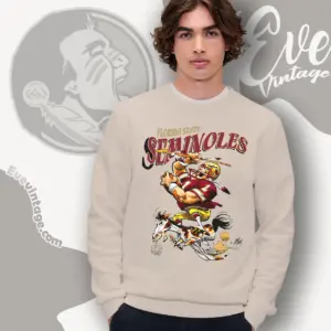 Vintage 90s Florida State Seminoles Football Sweatshirt