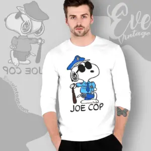 Vintage 90s Snoopy Joe Cop Long Sleeve Tee