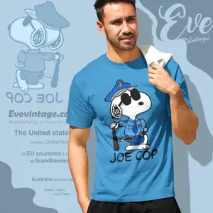 Vintage 90s Snoopy Joe Cop T shirt