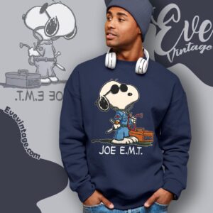 Vintage 90s Snoopy Joe E m t Shirt Sweatshirt