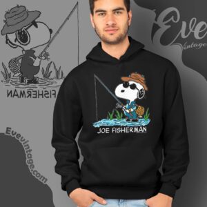 Vintage 90s Snoopy Joe Fisherman Shirt Hoodie
