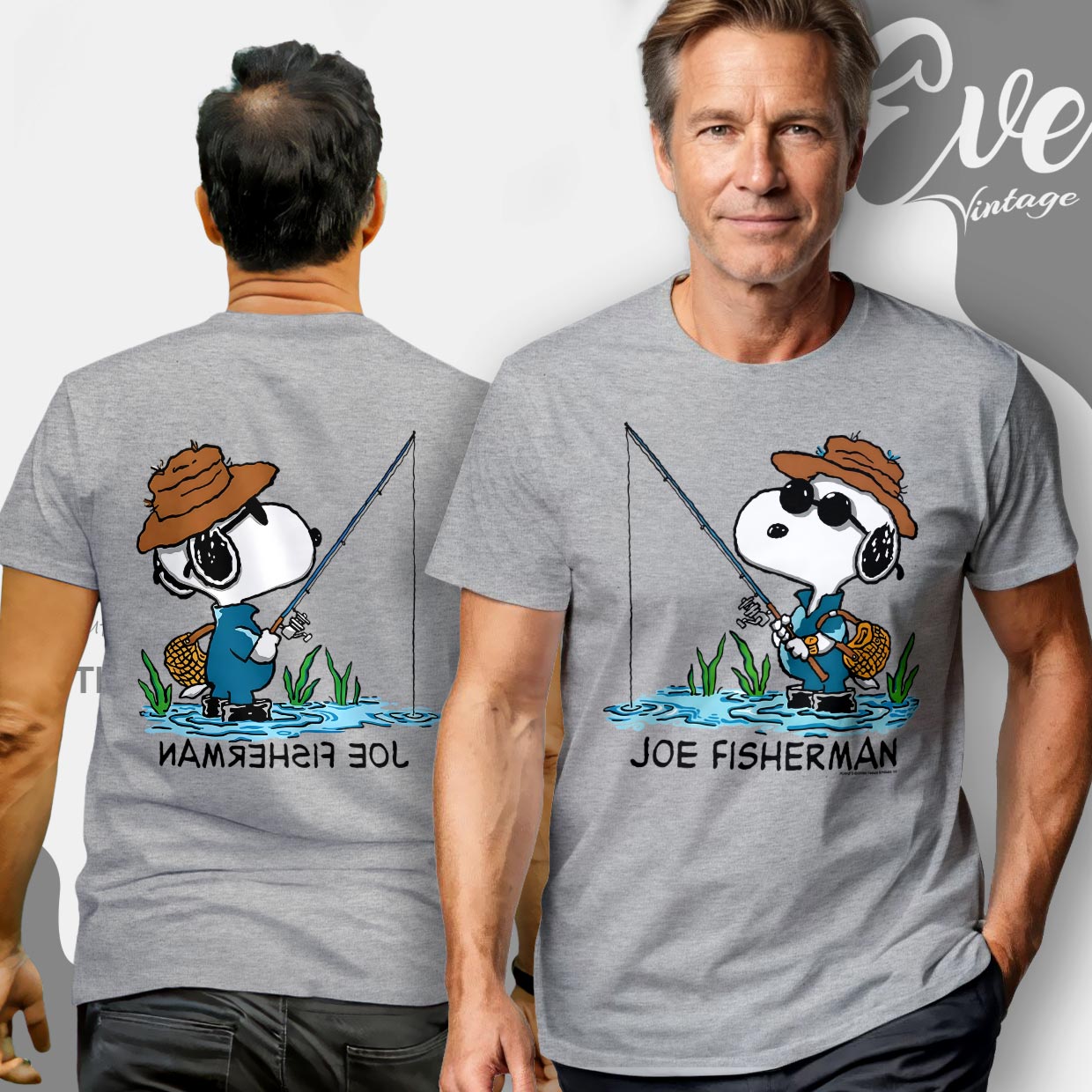 Vintage 90s Snoopy Joe Fisherman Shirt T shirt Vintage 90s Snoopy Joe Fisherman Shirt T shirt