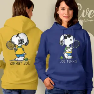 Vintage 90s Snoopy Joe Tennis Hoodie