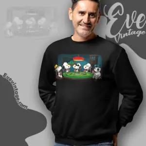 Vintage 90s Snoopy Poker Dogs Sweatshirt