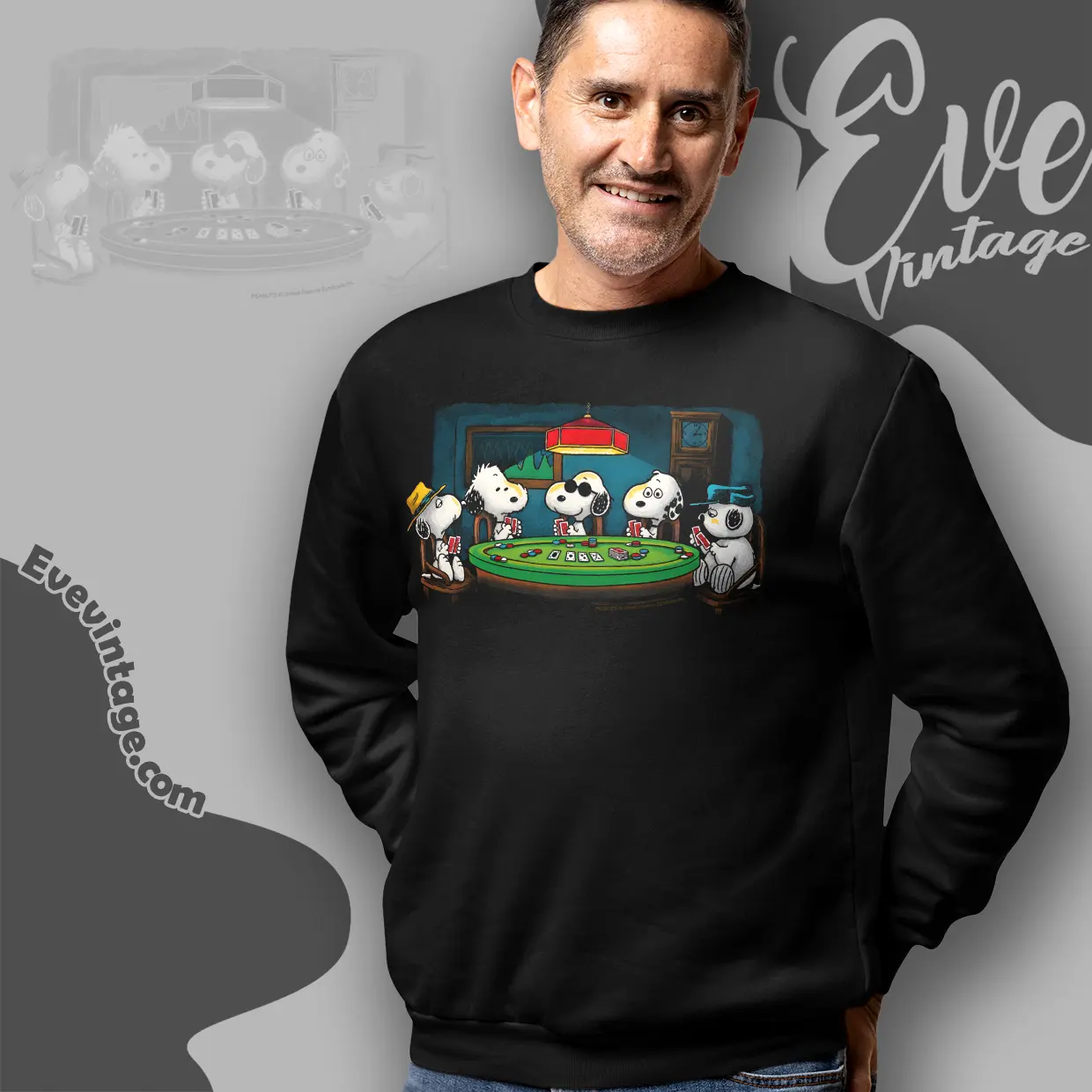 Vintage 90s Snoopy Poker Dogs Sweatshirt Vintage 90s Snoopy Poker Dogs Sweatshirt