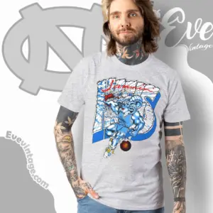 Vintage 90s Unc Tar Heels Jammin Basketball T shirt