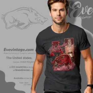 Vintage Arkansas Razorbacks Uark Mascot T shirt