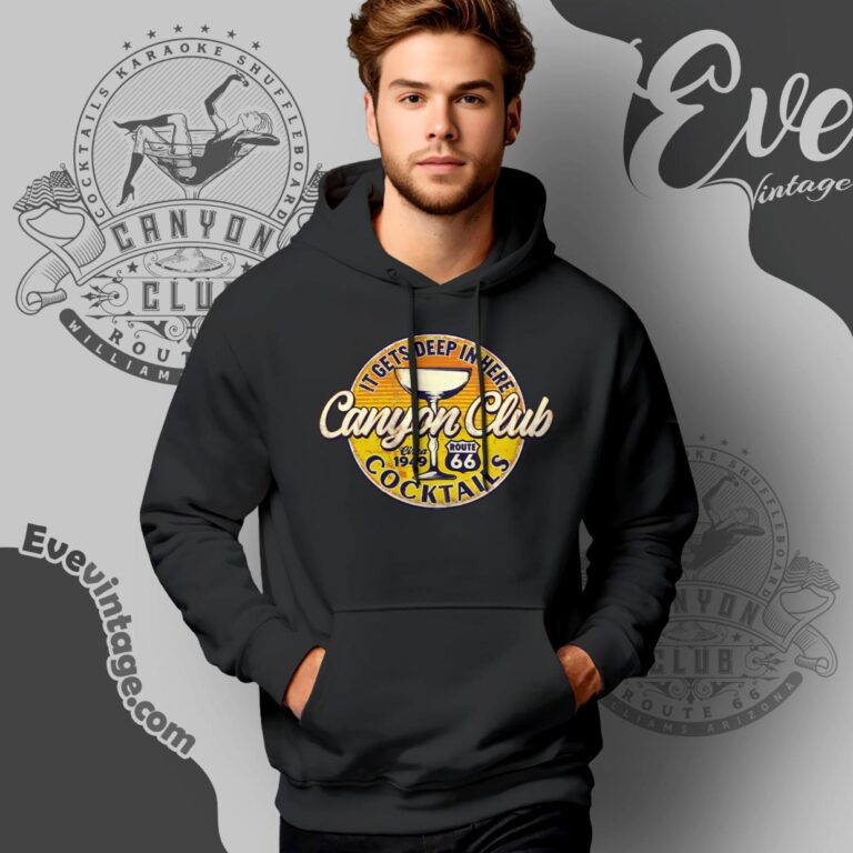Vintage Canyon Club Cocktails Shirt Williams Arizona Hoodie Vintage Canyon Club Cocktails Shirt Williams Arizona Hoodie