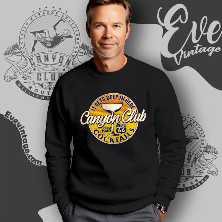 Vintage Canyon Club Cocktails Shirt Williams Arizona Sweatshirt Vintage Canyon Club Cocktails Shirt Williams Arizona Sweatshirt