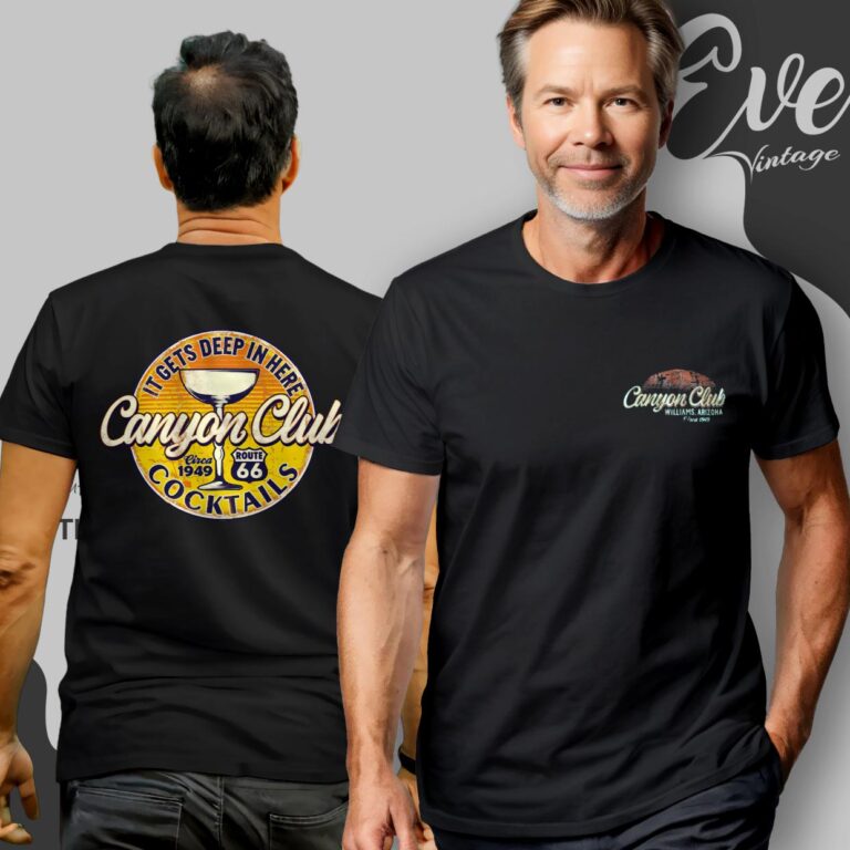Vintage Canyon Club Cocktails Shirt Williams Arizona T shirt Vintage Canyon Club Cocktails Shirt Williams Arizona T shirt