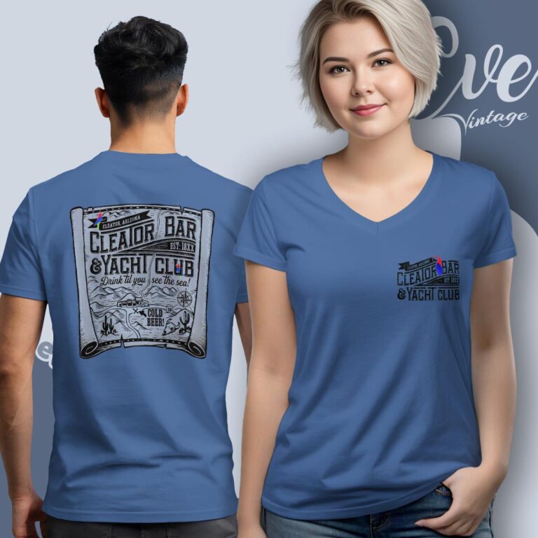 Vintage Cleator Bar Yacht Club Shirt Arizona Dive Bar V neck Vintage Cleator Bar Yacht Club Shirt Arizona Dive Bar V neck