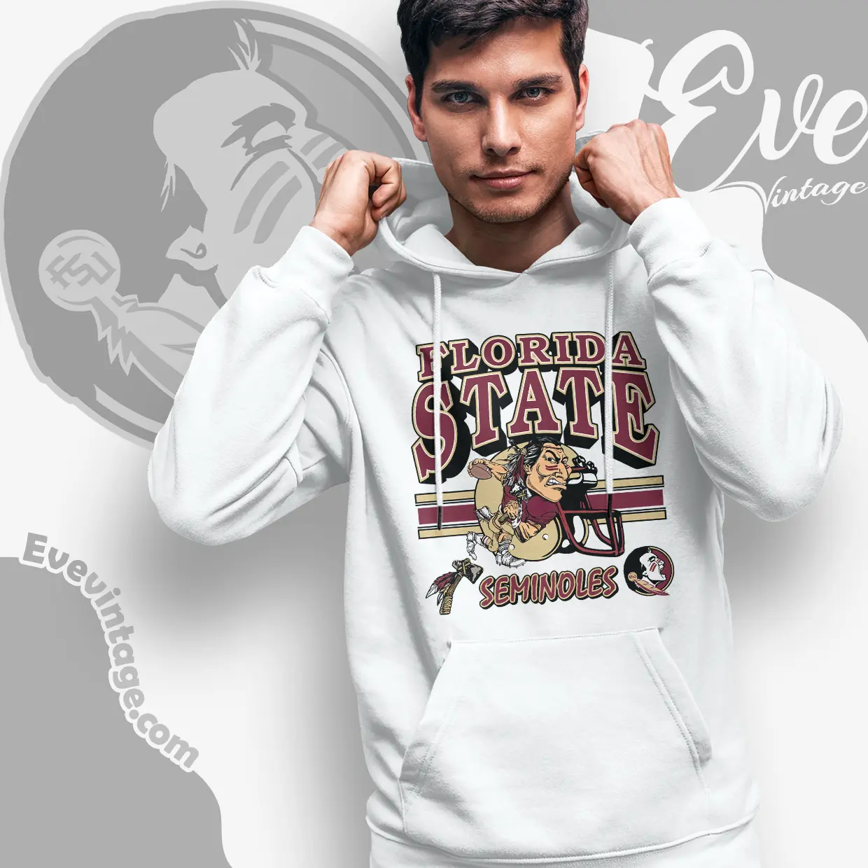 Vintage Fsu Seminoles Football Helmet Hoodie Vintage Fsu Seminoles Football Helmet Hoodie