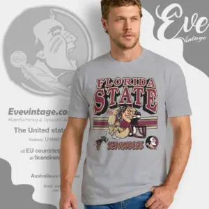 Vintage Fsu Seminoles Football Helmet T shirt