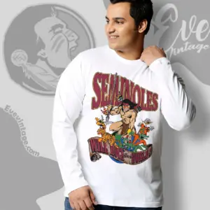 Vintage Fsu Seminoles Football Shirt Seminoles Will Rock Your World Long Sleeve Tee