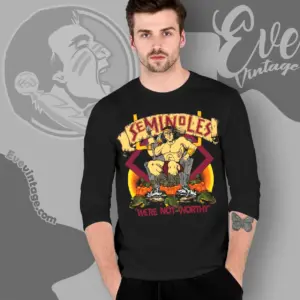 Vintage Fsu Seminoles Vs Uf Gators Shirt Were Not Worthy Long Sleeve Tee