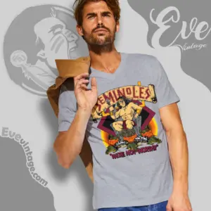 Vintage Fsu Seminoles Vs Uf Gators Shirt Were Not Worthy V Neck TShirt