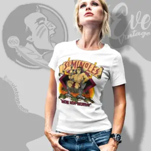 Vintage Fsu Seminoles Vs Uf Gators Shirt Were Not Worthy Women T shirt