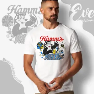 Vintage Hamms Beer Tavern Athlete T shirt