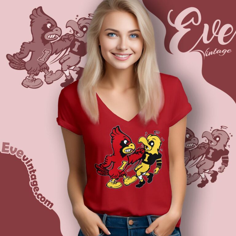 Vintage Iowa State Cyclones Shirt V Neck TShirt Vintage Iowa State Cyclones Shirt V Neck TShirt
