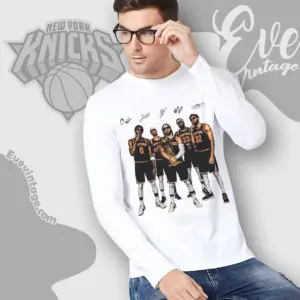 Vintage Jalen Brunson Anunoby Kat Championship Long Sleeve Tee