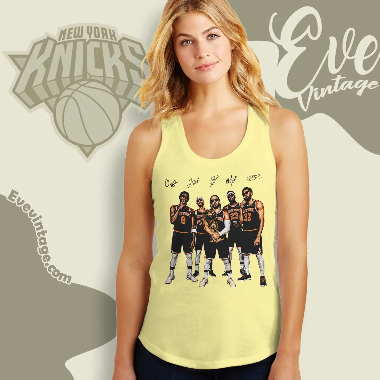 Vintage Jalen Brunson Anunoby Kat Championship Tank Top Racerback Vintage Jalen Brunson Anunoby Kat Championship Tank Top Racerback