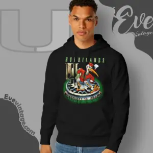 Vintage Miami Hurricanes Mascot Hoodie