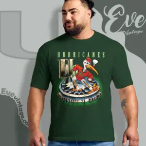 Vintage Miami Hurricanes Mascot T shirt