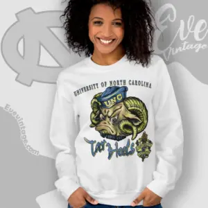 Vintage North Carolina University Unc Tar Heels Sweatshirt