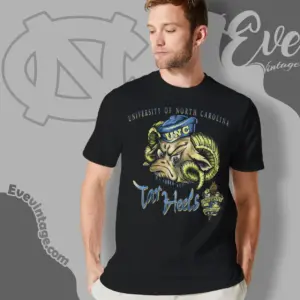 Vintage North Carolina University Unc Tar Heels T shirt
