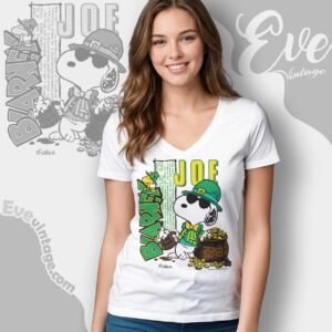 Vintage Snoopy Joe Blarney St Patricks Day Shirt V Neck TShirt