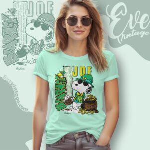 Vintage Snoopy Joe Blarney St Patricks Day Shirt Women T shirt