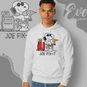 Vintage Snoopy Joe Fix it Shirt Hoodie
