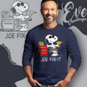 Vintage Snoopy Joe Fix it Shirt Long Sleeve Tee