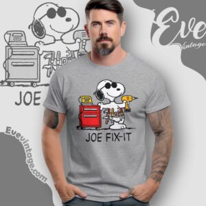 Vintage Snoopy Joe Fix it Shirt T shirt